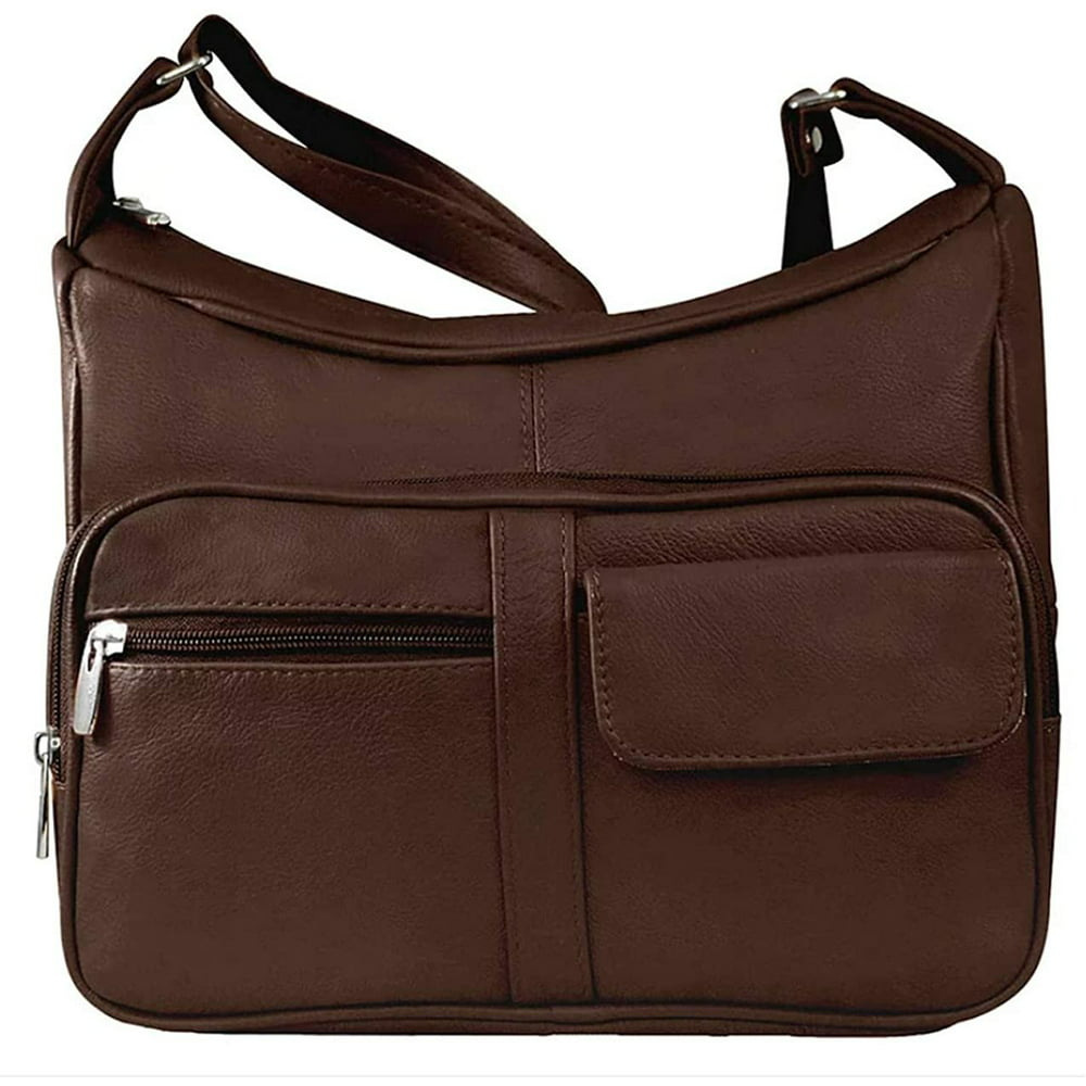 Silver Fever - SILVERFEVER Medium Leather Handbag | Ladies Shoulder Bag ...
