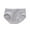 Gray, variant on Girls' Comfort Briefs Cotton Girls' Breathable Mid Waist Student Full Cotton Crotch Pants Big Kids Undies Little Girls' Briefs Toddler Undies Green L