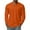 Orange, variant on Mens Long Sleeve V Neck Shirts Casual Loose Tee for Men Lightweight Solid Color Pullover Tops