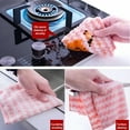 thumbnail image 4 of AUQ Kitchen Dishcloths Sets Dish Washing Towels Kitchen Linens 10 Packs of Cleaning Cloth Fiber Thickened Coral Velvet Super Absorbent Oil Non Stick (Mixed Color 10Pcs 9.8 * 9.8 In), 4 of 7