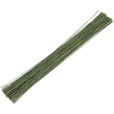 Juvale Green Floral Wire, 24 Gauge (16 in, 200-Pack)