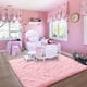 thumbnail image 3 of Alfombra de Área Noahas Esponjosa Rosa 120x180 cm para Dormitorio Infantil, 3 of 6