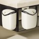 thumbnail image 5 of 9L Household Garbage Space Storage Plastic With Lid Cabinet Bathroom Kitchen Trash Basket High Value Wall Hanging Trash Can, 5 of 6