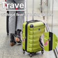 thumbnail image 5 of 6 Pieces Code Padlock Mini 3 Digit Code Padlock Luggage Combination Lock Code Lock Locker Mini Combination Lock For Luggage, Backpack, Lockers Black G, 5 of 5