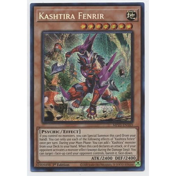 Tarjeta coleccionable Yu-Gi-Oh! El secreto prismático de Kashtira Fenrir es raro