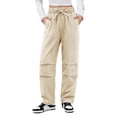 thumbnail image 3 of iHPH7 Women's Hiking Pants Quick Dry Lightweight Water Drawstring Waist Cargo Pants for All Seasons Beige XL, 3 of 8
