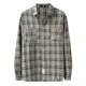 thumbnail image 4 of Camisa De Botones Para Hombre Camisa de manga larga a cuadros con botones y bolsillo holgado informal a la moda para hombre (Grey, 4XL), 4 of 7