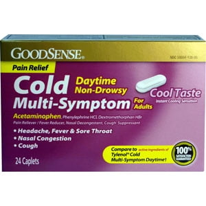 Day and night time multi-symptom cold caplet (20 count) part no. aaa00551