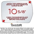 thumbnail image 2 of exactafit 8615L Driver Side Mirror Glass Replacement Fits 2004-2010 Ford F150 Left Hand 3m Adhesives, 2 of 5