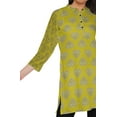 thumbnail image 4 of Moomaya Short Poly Crepe Tunic Dresses Women Printed Kurti Mini Summer Wear, 4 of 5