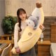thumbnail image 1 of Juguete de peluche, regalo de cumpleaños, vacaciones, plátanos pelables, adornos de animales, almohada rellena Wmkox8yii shdjk4429, 1 of 1