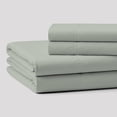 thumbnail image 6 of Bedsheet Set – Purity Home Organic Cotton Percale Full Sheet Set, 4-Piece Breathable, Cooling, Lightweight Bedding, Soft, Light Green, 6 of 14