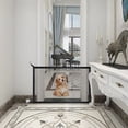 thumbnail image 1 of Adjustable pet gate for home compatible with dog fence L, 1 of 4