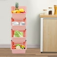 thumbnail image 4 of 4 PCS Stacking Storage Baskets, Stackable Organizer Baskets, Stackable Storage Bins, 4 of 16