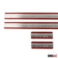 thumbnail image 3 of OMAC Door Sill Scuff Plate Protector for Nissan Kicks 2018-2024 Stainless Steel 4x, 3 of 6