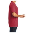 thumbnail image 3 of Mens Core Blend Cotton/Polyester Tee Shirt Red 6XL, 3 of 6