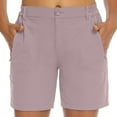 thumbnail image 7 of MYAOYI Womens Shorts Summer Casual Shorts for Women Quick Dry Lightweight Elastic Waist Travel Work Daily Shorts, 7 of 7