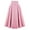 Pink, variant on Women Skirts Ladies Elegant Solid Color A Skirt Vintage Vintage Waist Pleated Skirt Western Skirt Blue S