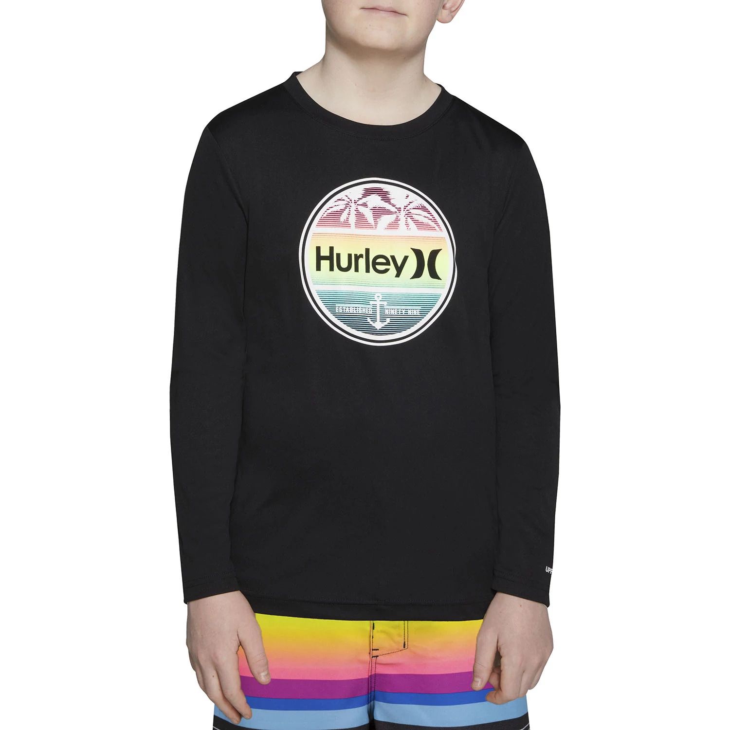Hurley Boy's Long Sleeve Dri-FIT UPF 50+ Swim Shirt (4)