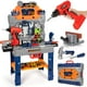thumbnail image 1 of Juego de bancos de herramientas TooyBing Kids con taladro eléctrico y herramientas, 132 piezas, 1 of 7