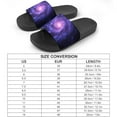 thumbnail image 2 of GZHJMY Stylish Slides for Women Men, Spiral Galaxy Soft Flexible Slip-on Sandals Slippers, 2 of 7