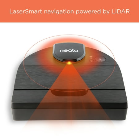 Neato Robotics - D9 Intelligent Wi-Fi Connected Robot Vacuum - Black