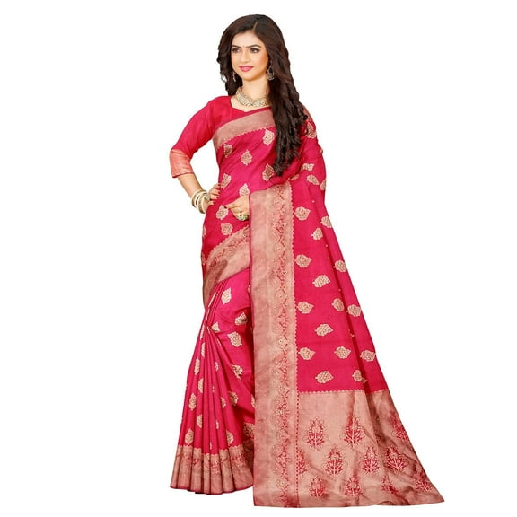Dola Silk Saree, Red