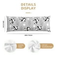 thumbnail image 2 of Body Pillow Cover - Soft Body Pillow Pillowcase, PandasBetween Clouds and Stars Breathable Long Body Pillow Case Cover with Invisible Zipper 20x60in, 2 of 5