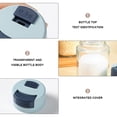 thumbnail image 3 of Salero y pimentero medidores, dispensador de especias, botella de condimento de vidrio transparente hermética para campamento de cocina, ingesta diaria saludable, 3 of 8