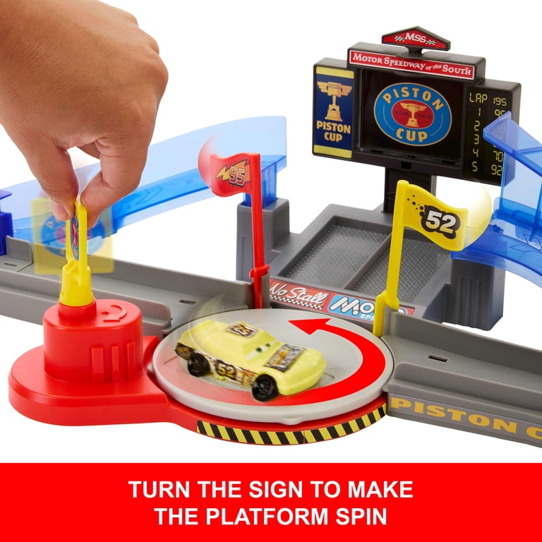 Disney and Pixar Cars Piston Cup Stunting Speedway Playset with