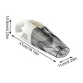 thumbnail image 3 of Handheld Vacuum Cordless, 16000Pa 160W Car Vacuum Cleaner with LED Screen with HEPA Filtration, Rechargeable 2500mAh Battery, Multi-Accessories for Home & Car, 3 of 6