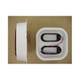 thumbnail image 2 of Double Red LED 6" Oval Stop Turn Brake Tail Lights / White Mounting Box, 2 of 2