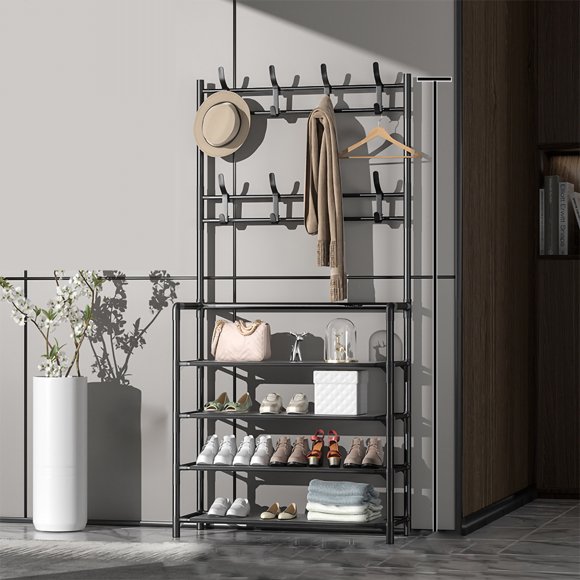 Garment Rack,Standing Coat Rack Modern Standard Clothing Rack Standing Coat Rack Quality You Can Trust