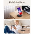 thumbnail image 7 of SwanScout Wireless Charger Stand for iPhone 16/15/14/13/12 Series, Detachable Magnetic Wireless Charging Station Compatible with Mag Safe, SwanScout 506M, 7 of 7