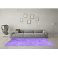 thumbnail image 3 of Ahgly Company Indoor Round Patchwork Purple Transitional Area Rugs, 7' Round, 3 of 4