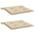 thumbnail image 1 of Cojines para Silla de Jardín Casafoyer Beige 50x50x3 cm 2 unidades, 1 of 4