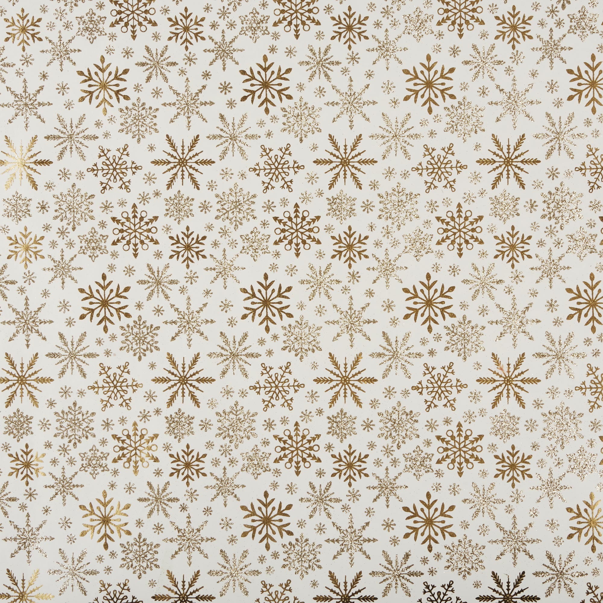 MIAHART 60 Gold Christmas Snowflake Tissue Paper Sheets 50x35cm Christmas  Wrapping Paper for DIY and Craft Gift Bags Decorations(Gold)
