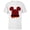White, variant on Disney Mickey Mouse MM28 Racing Checkered Flag Race Car Icon - Short Sleeve T-Shirt for Kids - Customized-White