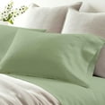 thumbnail image 4 of Split California King Sheets Sets for Adjustable Bed - 1000-Thread-Count 100% Egyptian Cotton, Sateen Weave 12-Inch Deep Pockets 1000-TC Bedsheet - Sage, 4 of 8