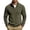 Army Green, variant on Mens Quarter Zip Polar Fleece Pullover Stand Collar Thermal Lightweight Casual Fall Winter Light Blue M