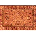 thumbnail image 1 of Ahgly Company Indoor Rectangle Abstract Orange Modern Area Rugs, 8' x 12', 1 of 4