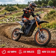 X-Pro E-Hawk 3500W Electric Dirt Bike for Adults & Teens - Powerful Brushless Motor with 14/12 Off-Road Tires!