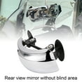 thumbnail image 2 of Opolski Rearview Mirror 180 Degree Dead Zone Free PC Motorcycle Modification Wide Angle Mirror for Scooter, 2 of 8
