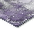 thumbnail image 4 of Addison Rugs Chantille Indoor/Outdoor Transitional Watercolors Purple Washable Rectangle Rug, 5' x 7'6", 4 of 6
