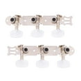 thumbnail image 6 of 3+3 AcrylicClassical Guitar String Tuning Peg Tuners Machine Heads Silver, 6 of 8