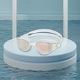 thumbnail image 3 of Swimming Goggles for Large Frame Full View with Silicone Adjustable Strap| Fog- Large-Angle Swim Eyewear for All-Weather Training, 3 of 6