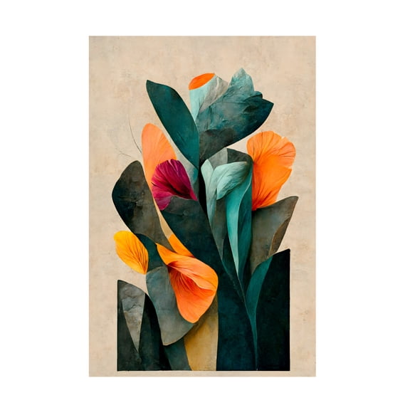 Canvas Wall Art - Treechild 'In My Garden' Wall Art for Living Room, Bedroom, or Office D?cor by Trademark Fine Art - 12 x 19 Inches