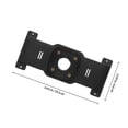 thumbnail image 2 of unbranded Soporte Para Cámara Dash Base De Plástico Resistente Para Espejo Retrovisor Interior De Auto Negro, 2 of 8