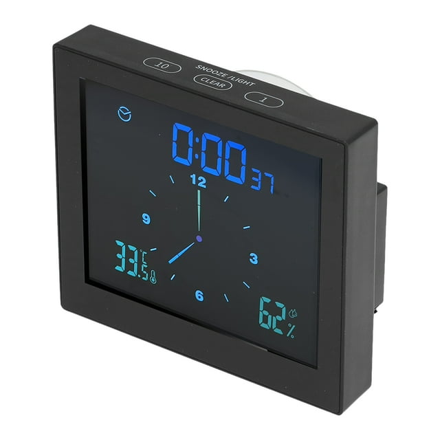 Clock, Shower Clock Battery USB Power For Indoor/Outdoor