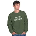 thumbnail image 3 of Jesus Holy Spirit Faith Driven Sweatshirt for Men or Women Brisco Brands X, 3 of 6
